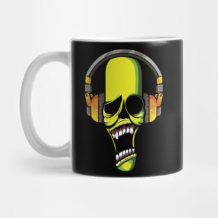 Skull with Headphone Mug